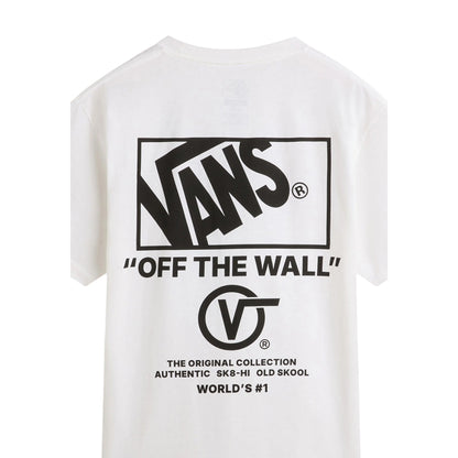 White - Side - Vans Mens Off The Wall Graphic Print T-Shirt
