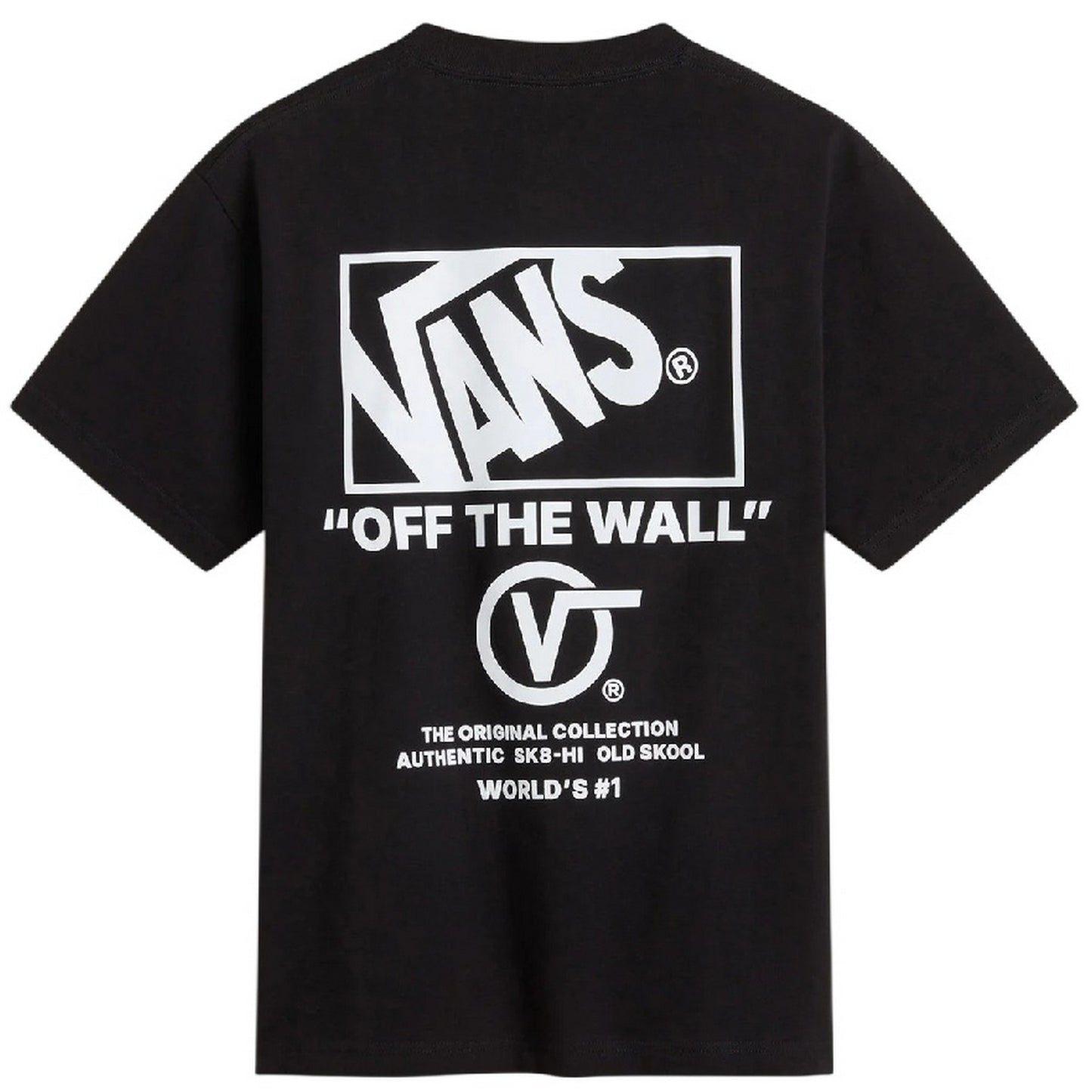 Black - Back - Vans Mens Off The Wall Graphic Print T-Shirt