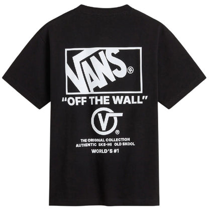 Black - Back - Vans Mens Off The Wall Graphic Print T-Shirt