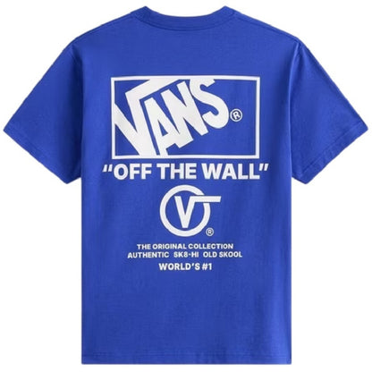 Royal Blue - Back - Vans Mens Off The Wall Graphic Print T-Shirt