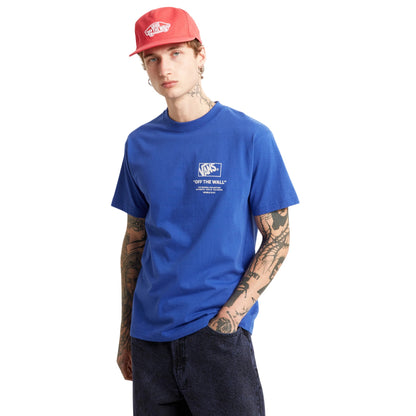 Royal Blue - Lifestyle - Vans Mens Off The Wall Graphic Print T-Shirt