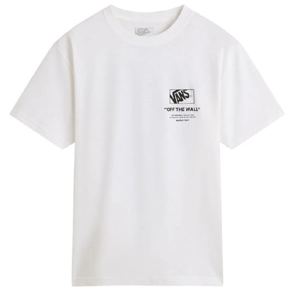 White - Front - Vans Mens Off The Wall Graphic Print T-Shirt