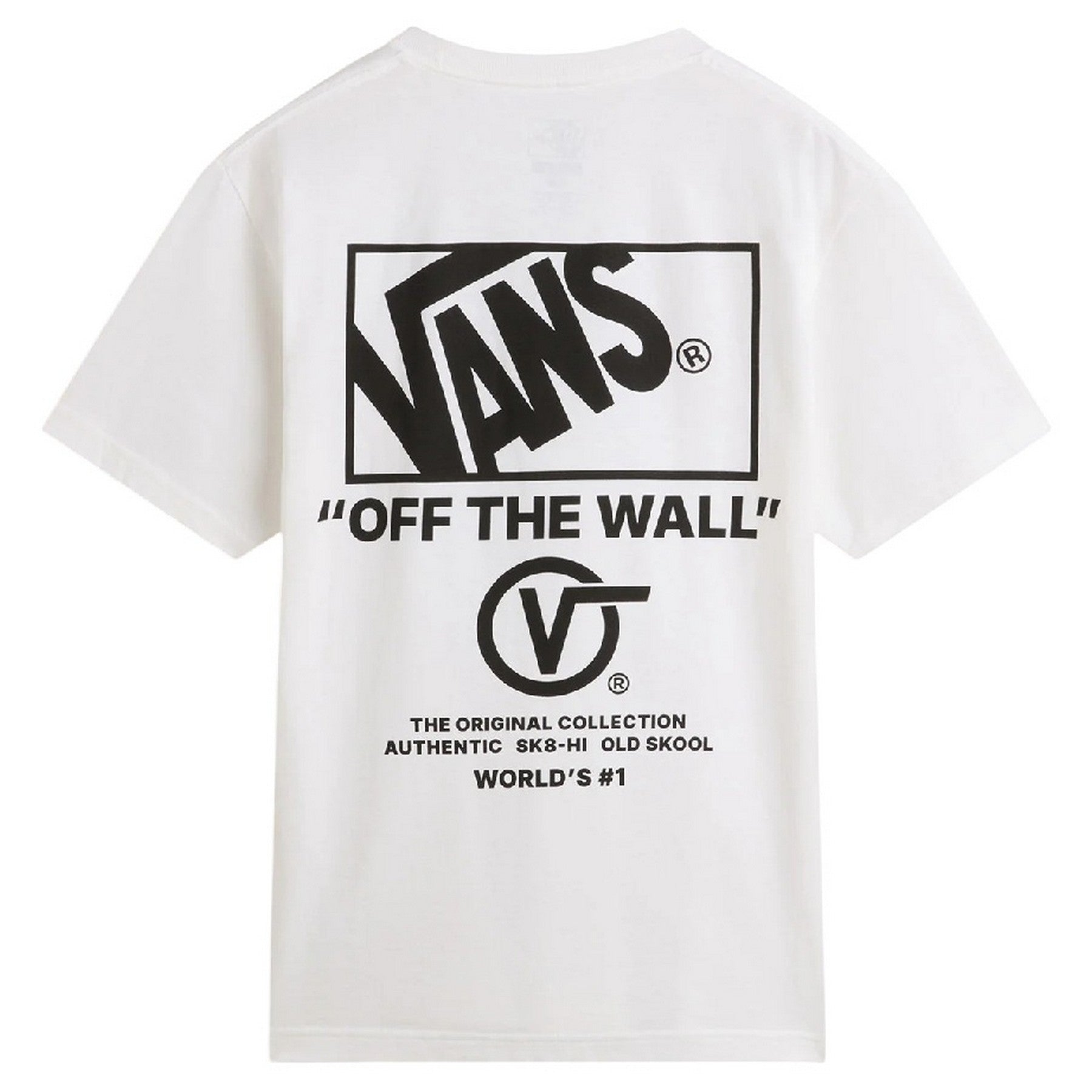 White - Back - Vans Mens Off The Wall Graphic Print T-Shirt