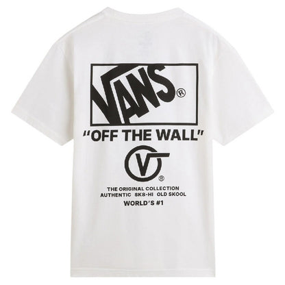 White - Back - Vans Mens Off The Wall Graphic Print T-Shirt
