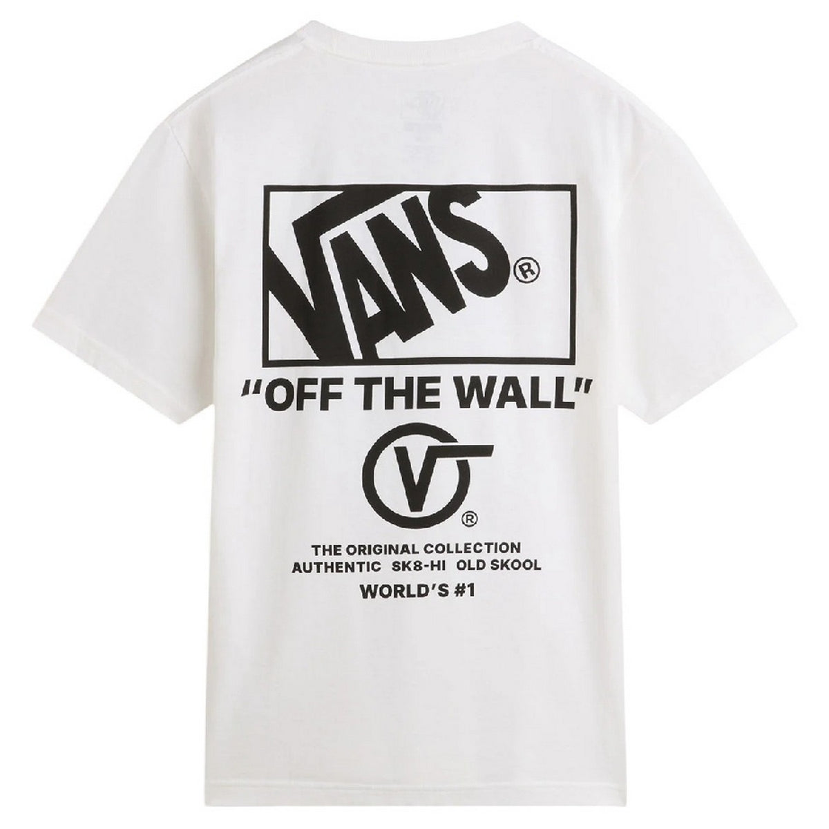 White - Back - Vans Mens Off The Wall Graphic Print T-Shirt