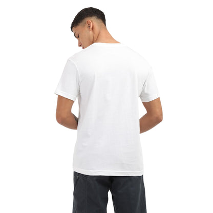 White - Back - Calvin Klein Mens Plain Crew Neck T-Shirt (Pack of 2)