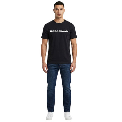 Black - Side - AWD Unisex Adult Bearman F1 T-Shirt