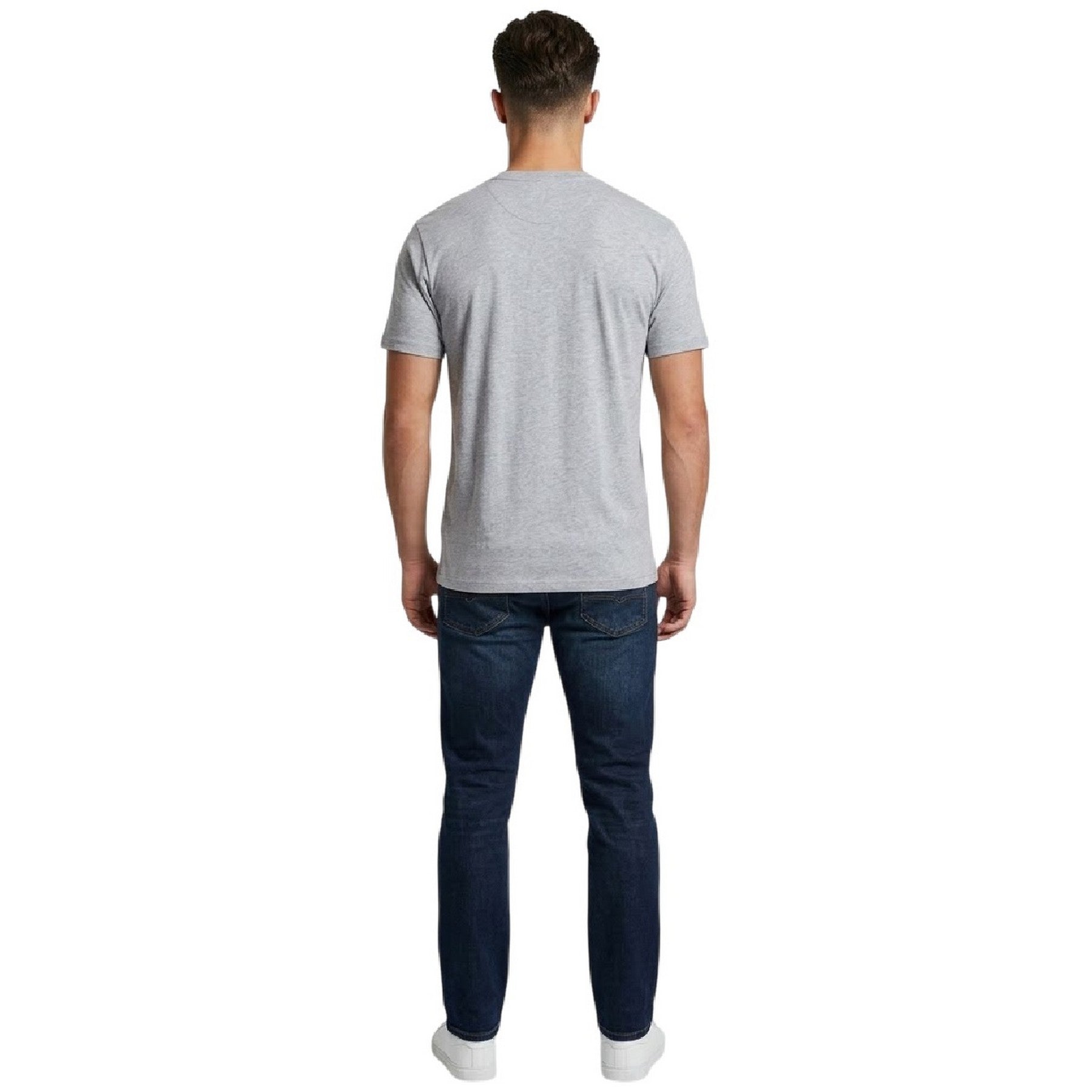 Grey - Back - AWD Unisex Adult Bearman F1 T-Shirt