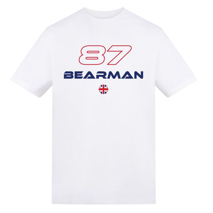 Whitecap Grey - Front - AWD Unisex Adult Bearman F1 T-Shirt