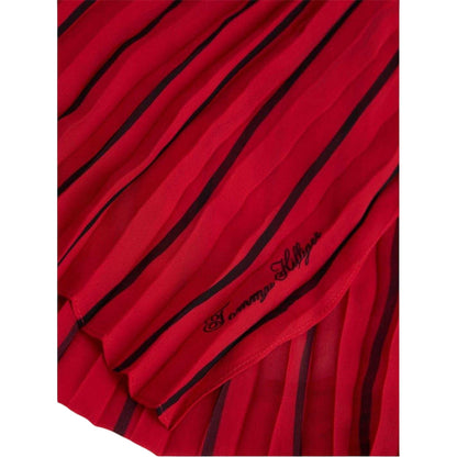 Soft Cream-Red - Back - Tommy Hilfiger Scarf