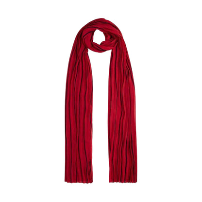 Soft Cream-Red - Front - Tommy Hilfiger Scarf