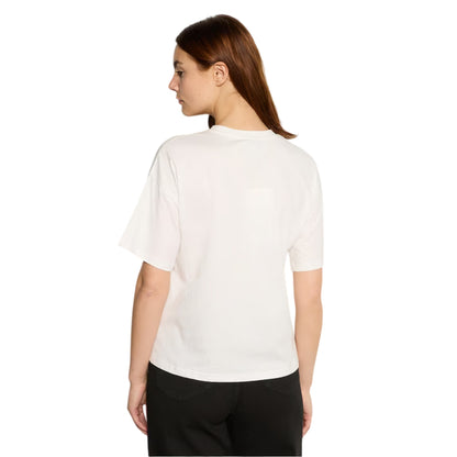 White - Back - Never Fully Dressed Womens-Ladies Icons T-Shirt