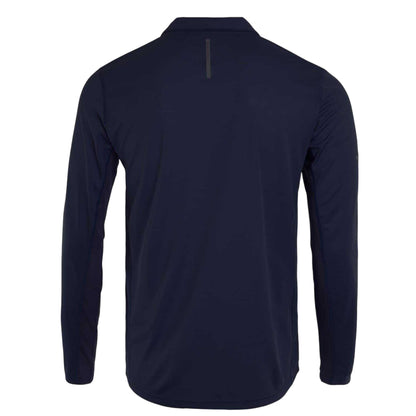 Navy - Back - Karrimor Mens Quarter Zip Long-Sleeved Tracksuit Top
