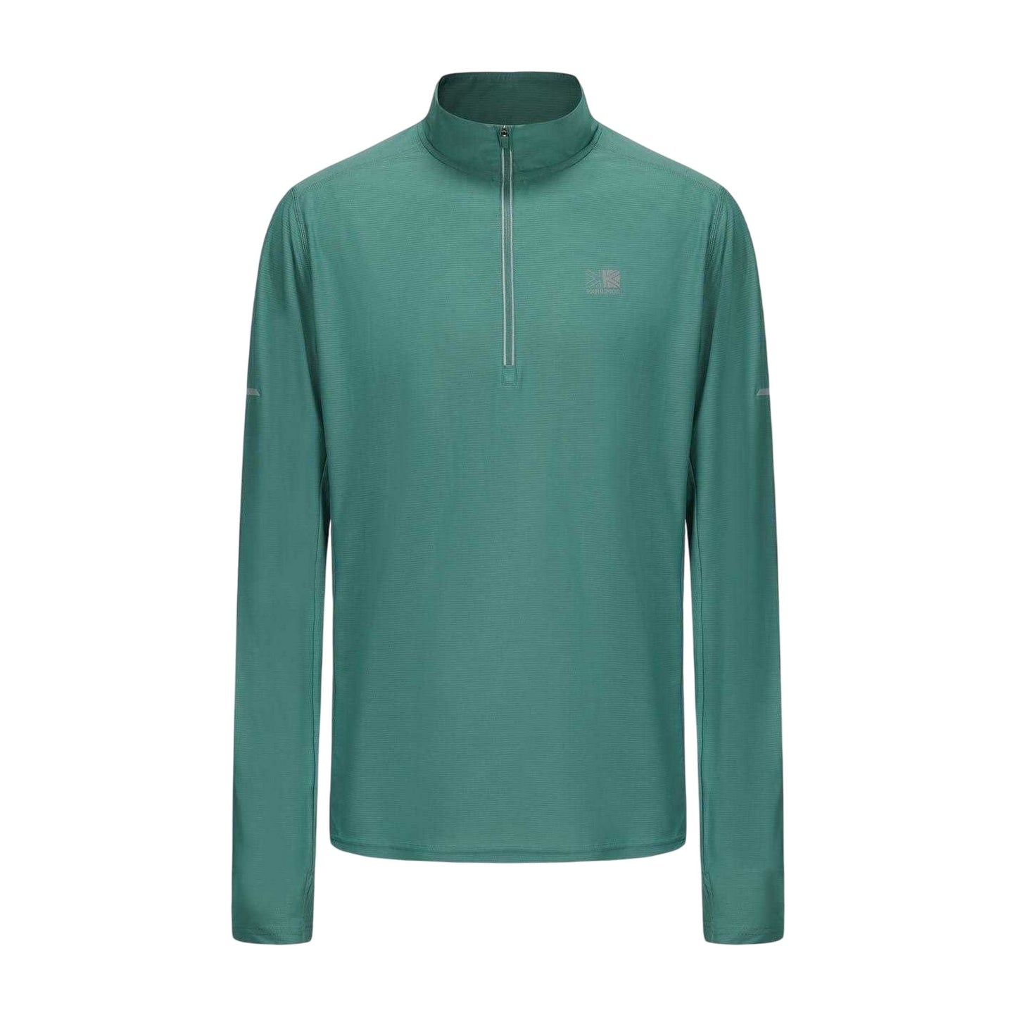Spruce - Front - Karrimor Mens Quarter Zip Long-Sleeved Tracksuit Top