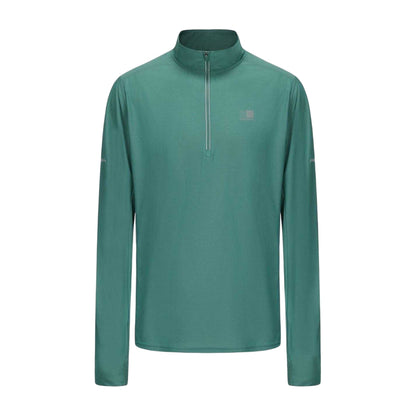 Spruce - Front - Karrimor Mens Quarter Zip Long-Sleeved Tracksuit Top