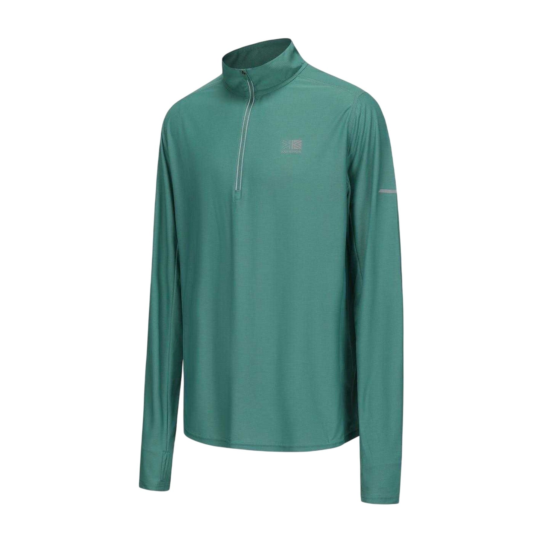 Spruce - Side - Karrimor Mens Quarter Zip Long-Sleeved Tracksuit Top