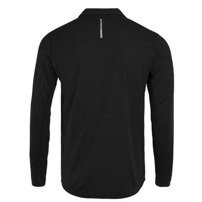 Black - Back - Karrimor Mens Quarter Zip Long-Sleeved Tracksuit Top