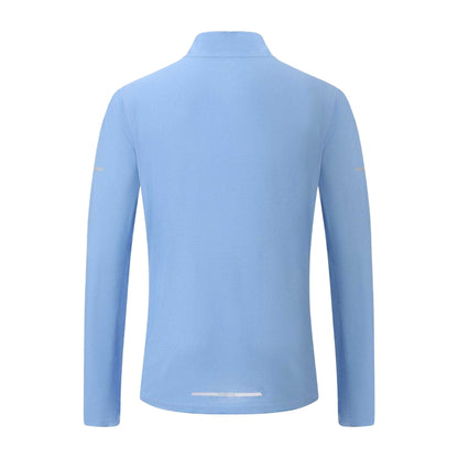 Bold Blue - Back - Karrimor Mens Quarter Zip Long-Sleeved Tracksuit Top