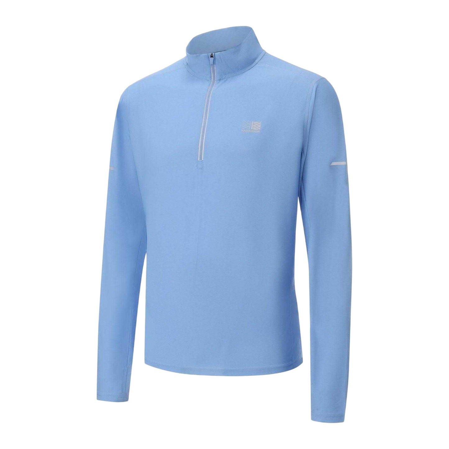 Bold Blue - Side - Karrimor Mens Quarter Zip Long-Sleeved Tracksuit Top