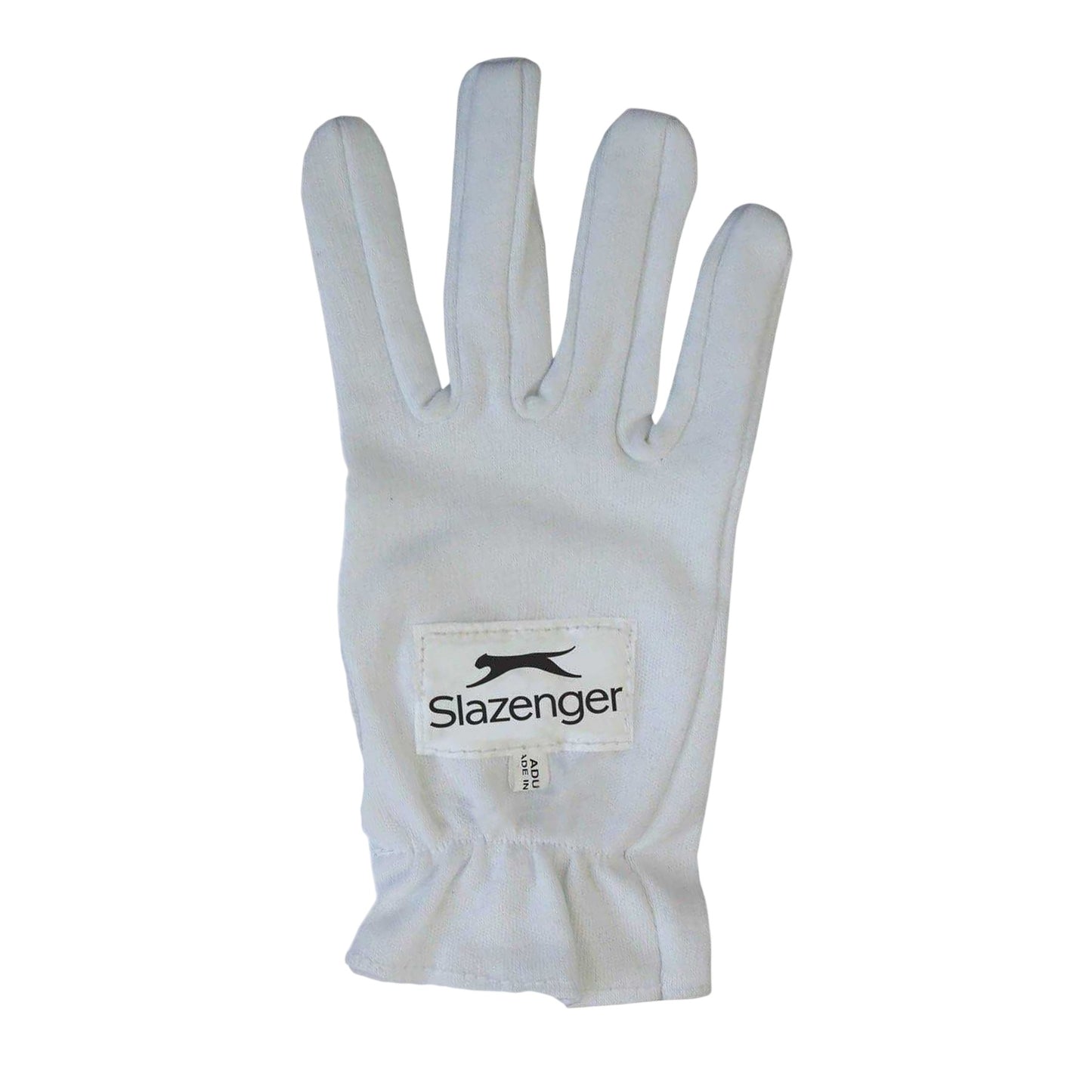 White - Back - Slazenger Childrens-Kids Pro Cotton Inner Glove