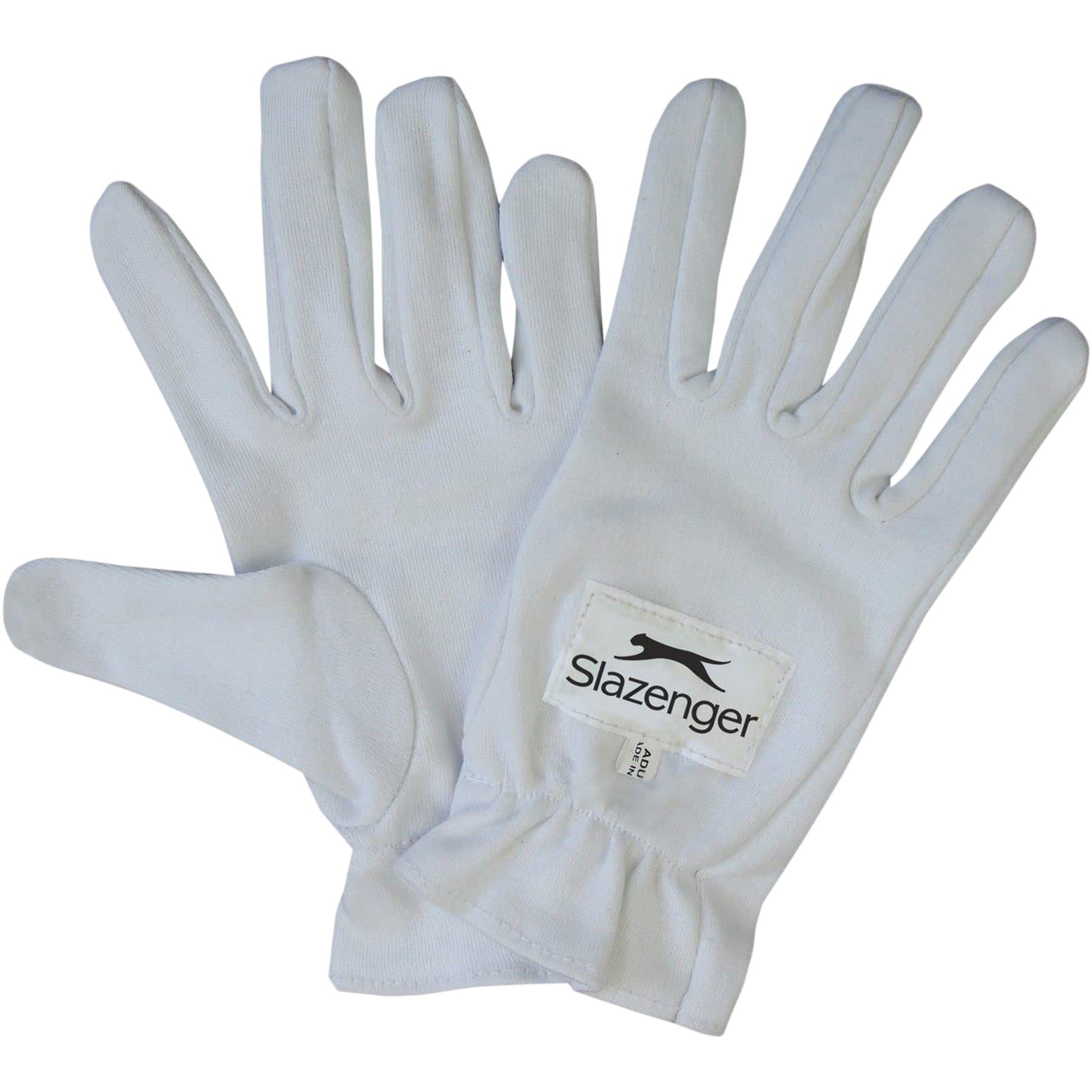 White - Front - Slazenger Childrens-Kids Pro Cotton Inner Glove