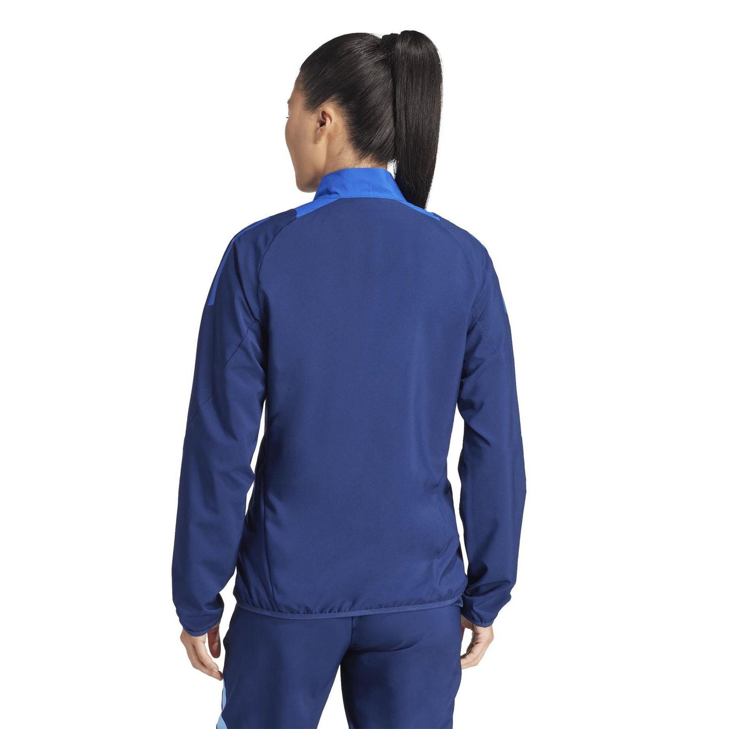 Navy Blue - Back - Adidas Womens-Ladies Tiro 24 Training Track Jacket