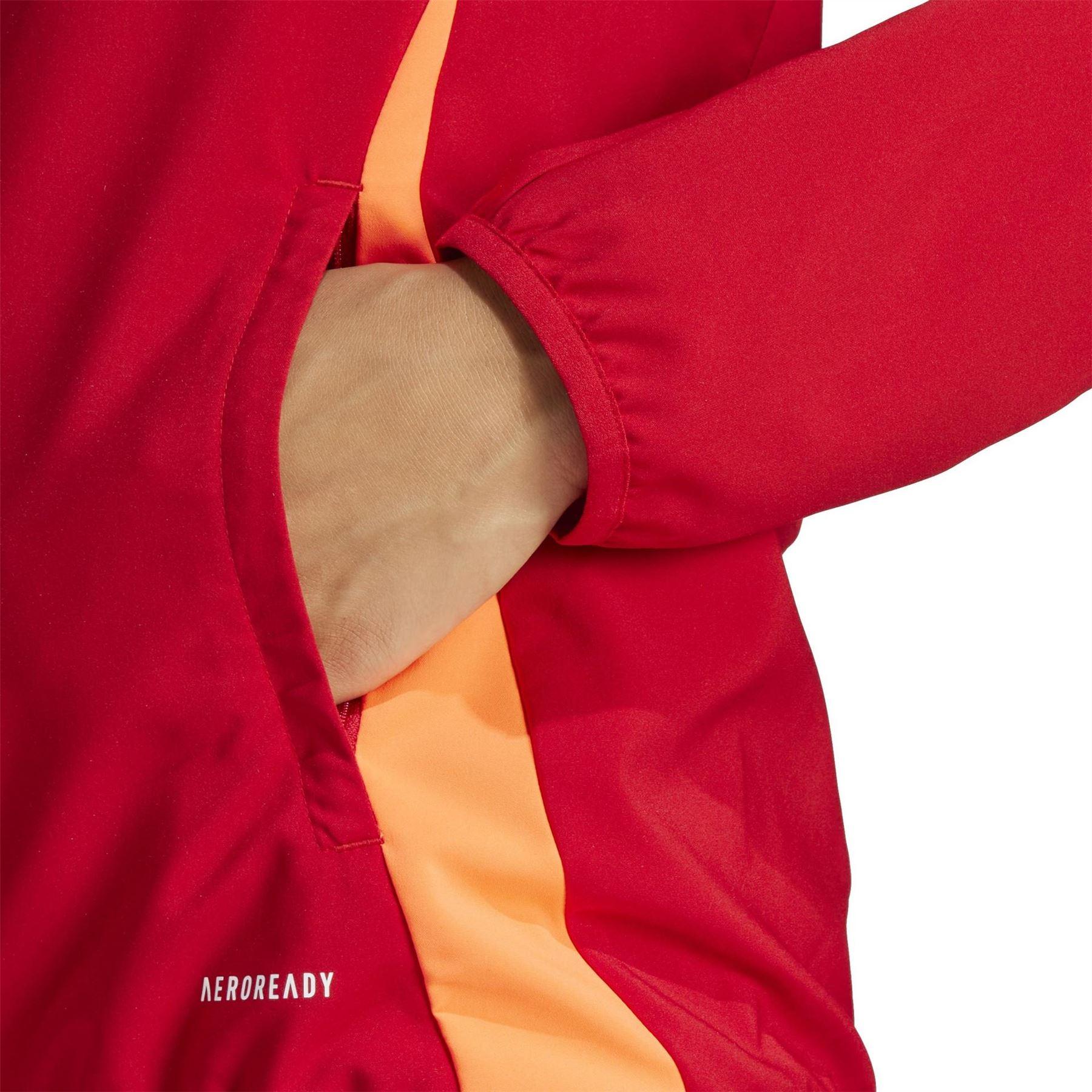 Team Power Red - Lifestyle - Adidas Womens-Ladies Tiro 24 Training Track Jacket