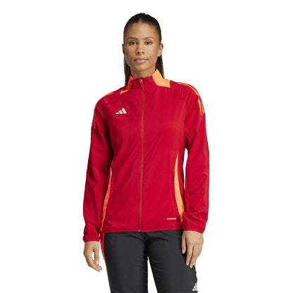 Team Power Red - Pack Shot - Adidas Womens-Ladies Tiro 24 Training Track Jacket
