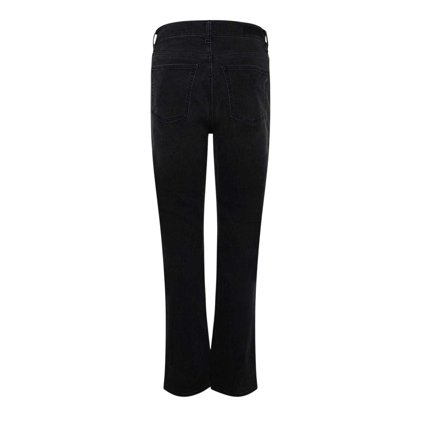 Black - Back - Replay Womens-Ladies Maijke Straight Jeans