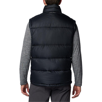 Black - Back - Columbia Mens Pike Lake Sleeveless Gilet