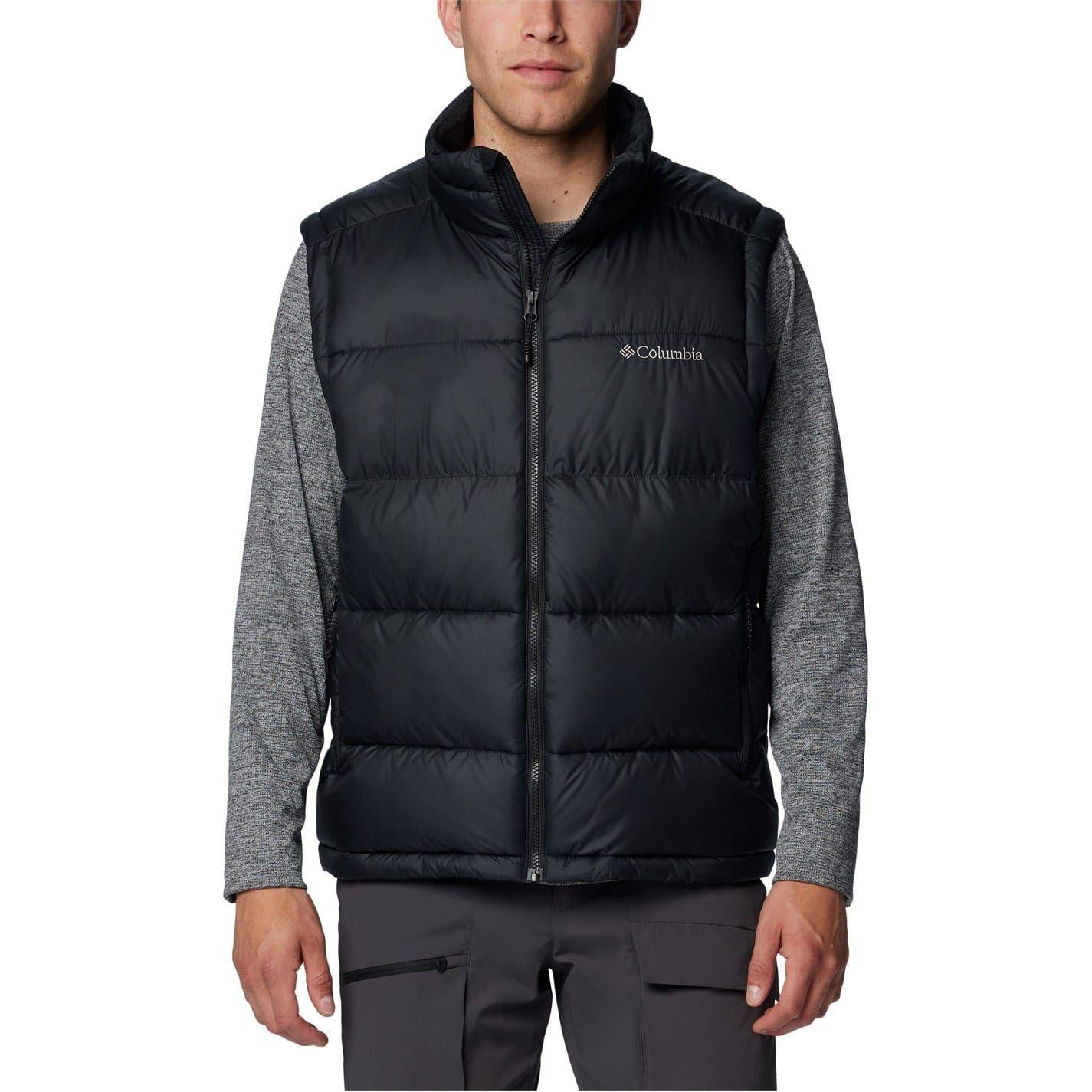 Black - Front - Columbia Mens Pike Lake Sleeveless Gilet