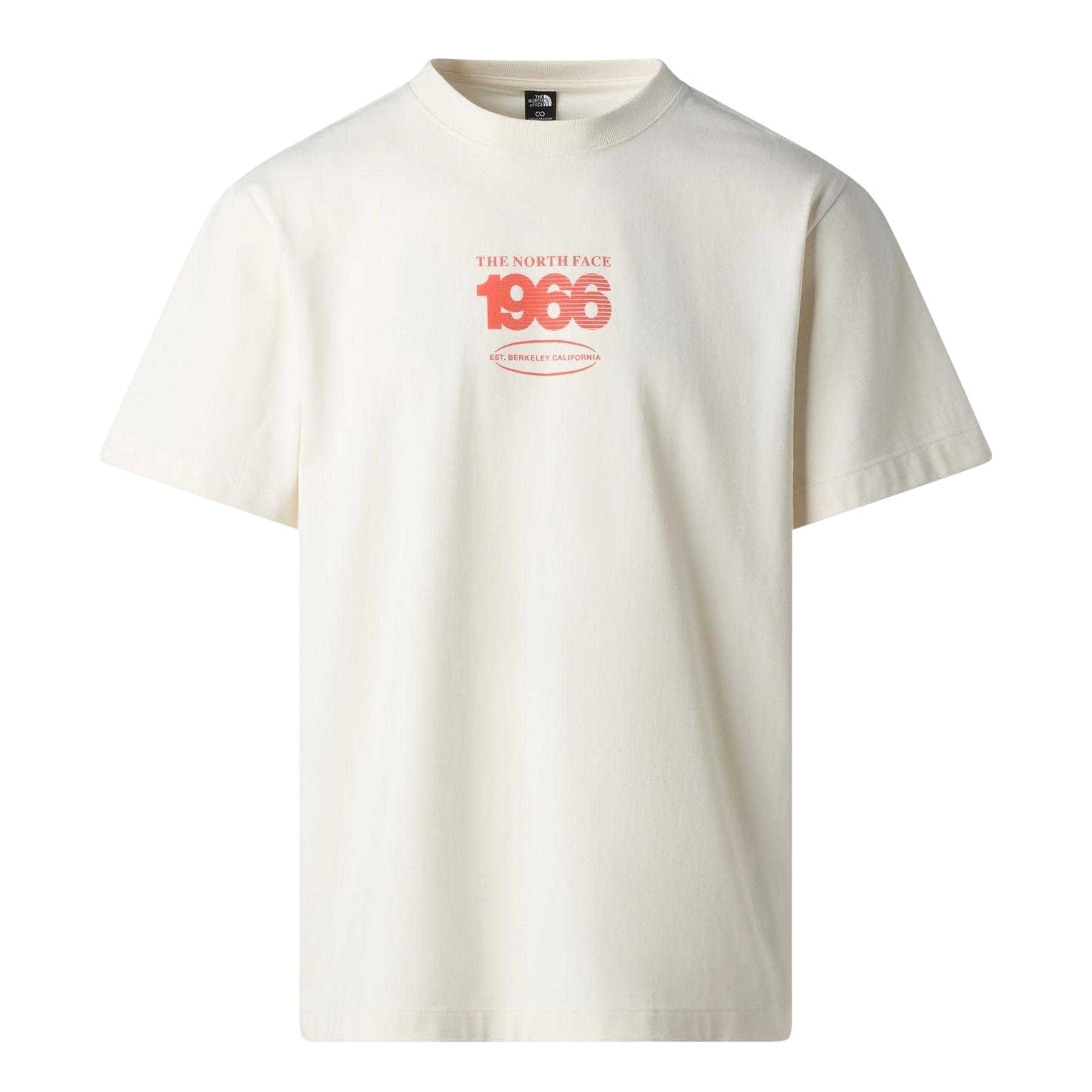 White - Front - The North Face Mens 1966 Graphic Print T-Shirt