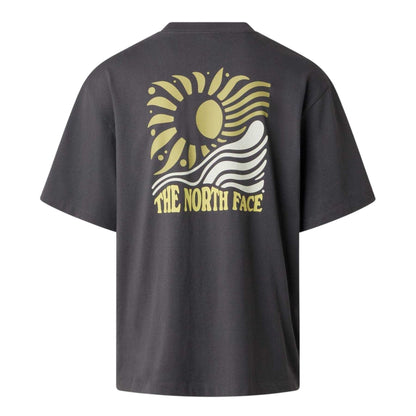 Anthracite Grey - Back - The North Face Womens-Ladies Sun Oversized T-Shirt