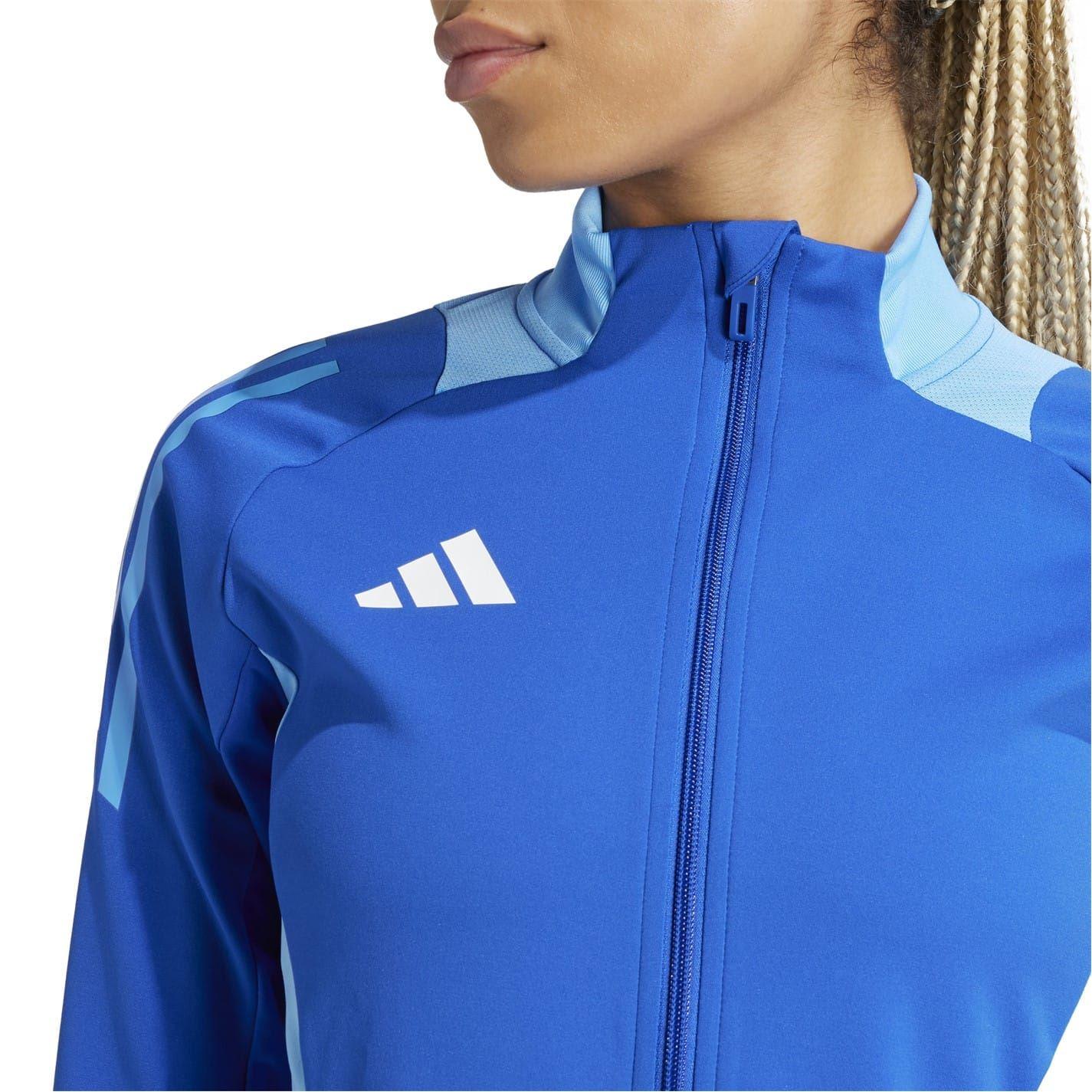 Royal Blue - Lifestyle - Adidas Womens-Ladies Tiro 24 Raglan Track Jacket