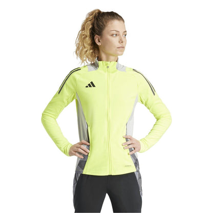 Solar Yellow - Pack Shot - Adidas Womens-Ladies Tiro 24 Raglan Track Jacket