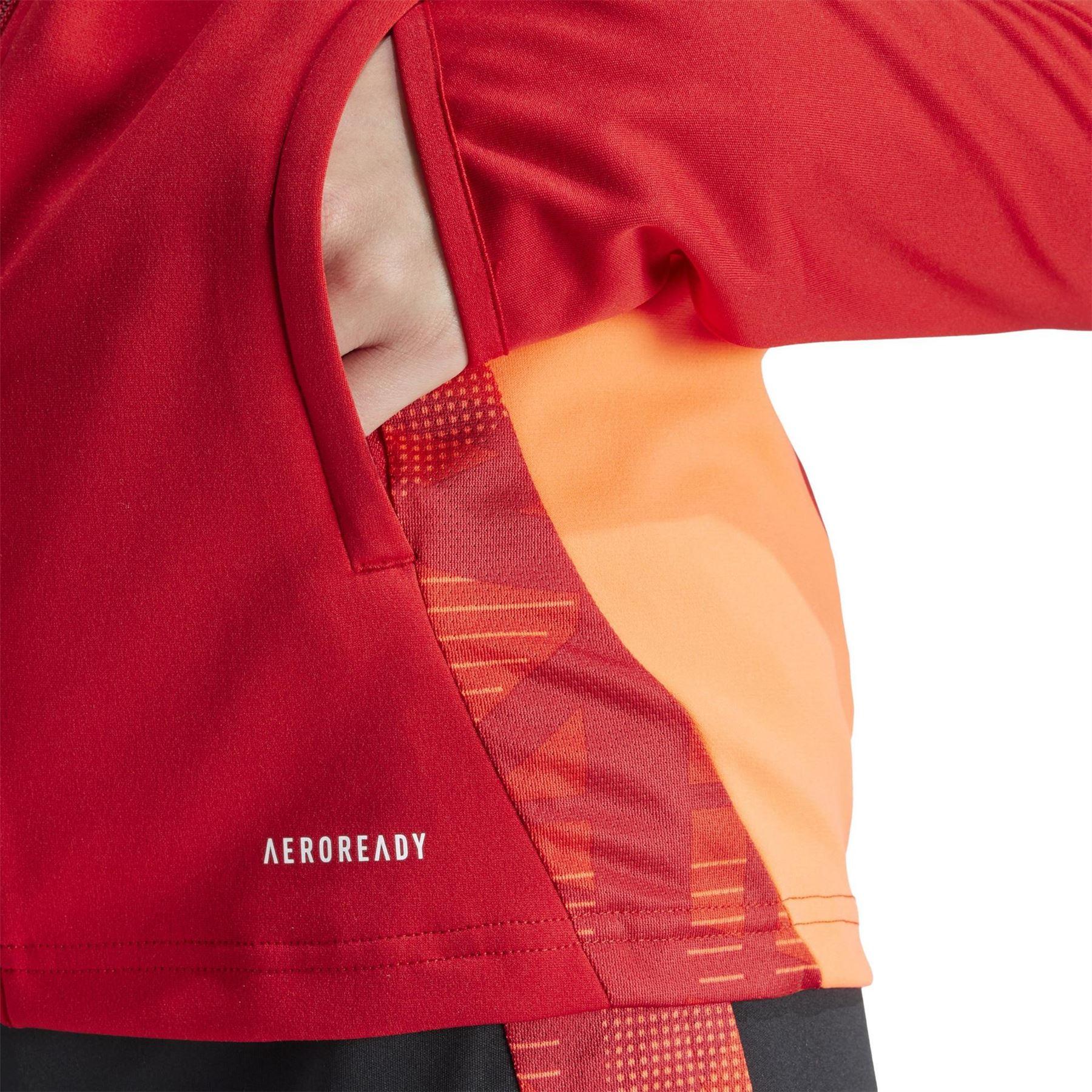 Team Power Red - Lifestyle - Adidas Womens-Ladies Tiro 24 Raglan Track Jacket