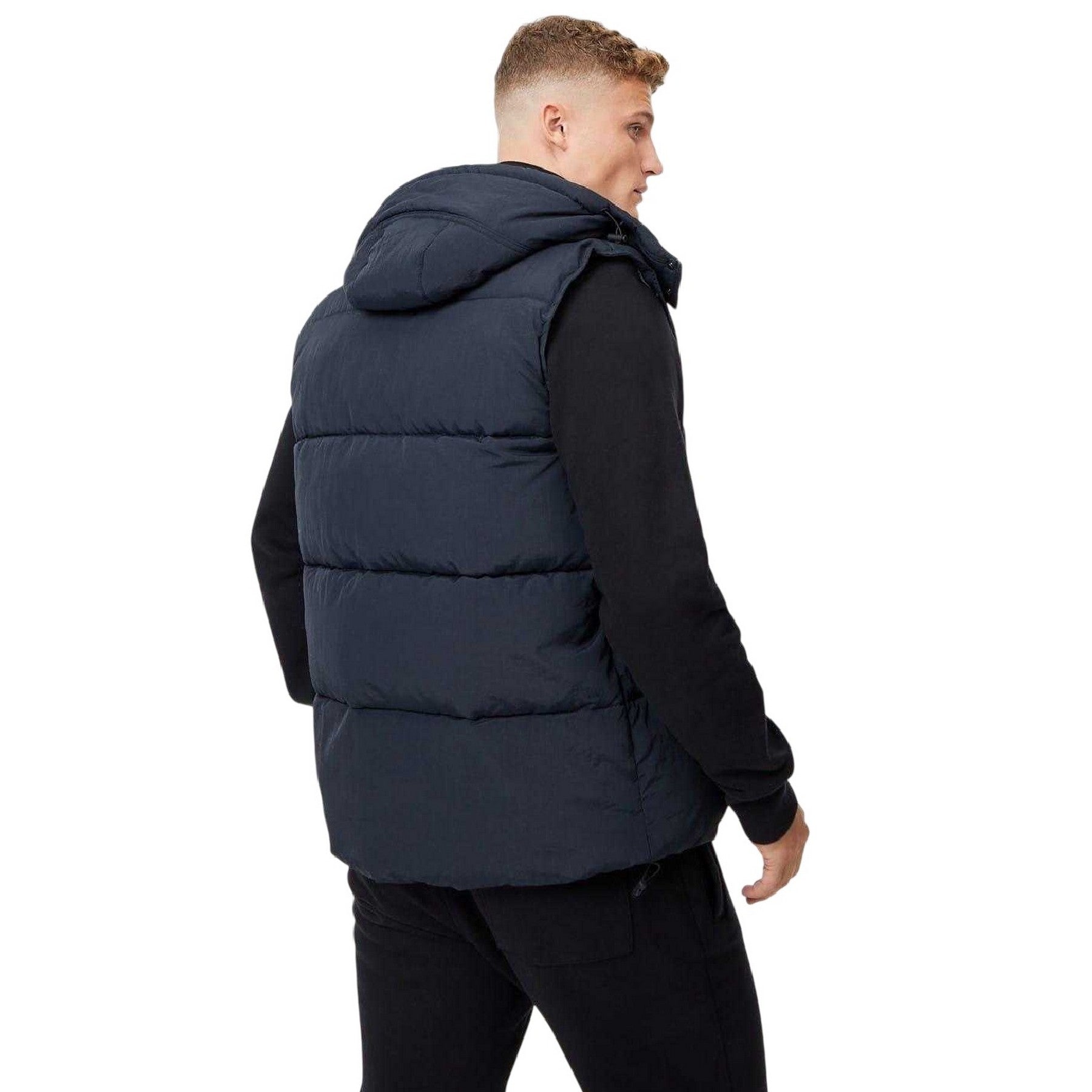Black - Back - Jack Wills Mens Firestone Water Resistant Gilet