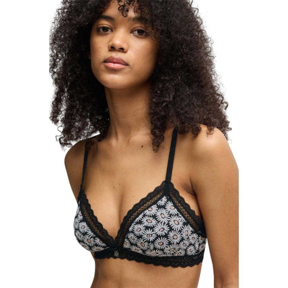Black-Daisy - Side - Hugo Womens-Ladies Daisy Bralette