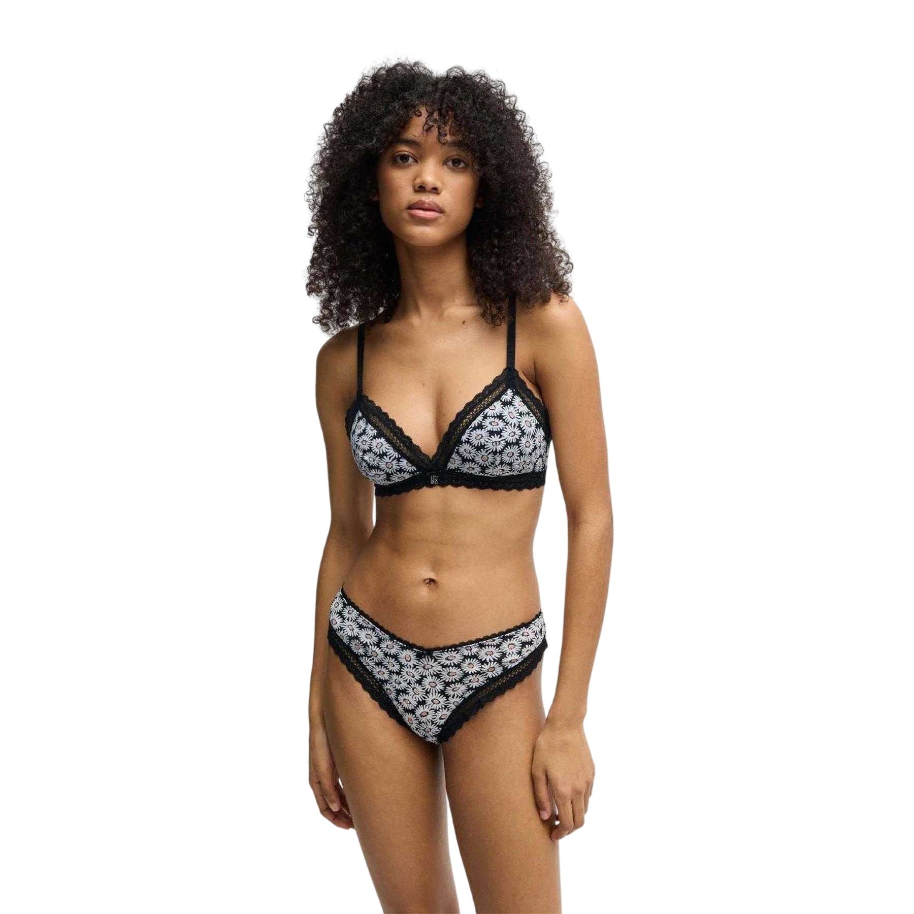 Black-Daisy - Lifestyle - Hugo Womens-Ladies Daisy Bralette