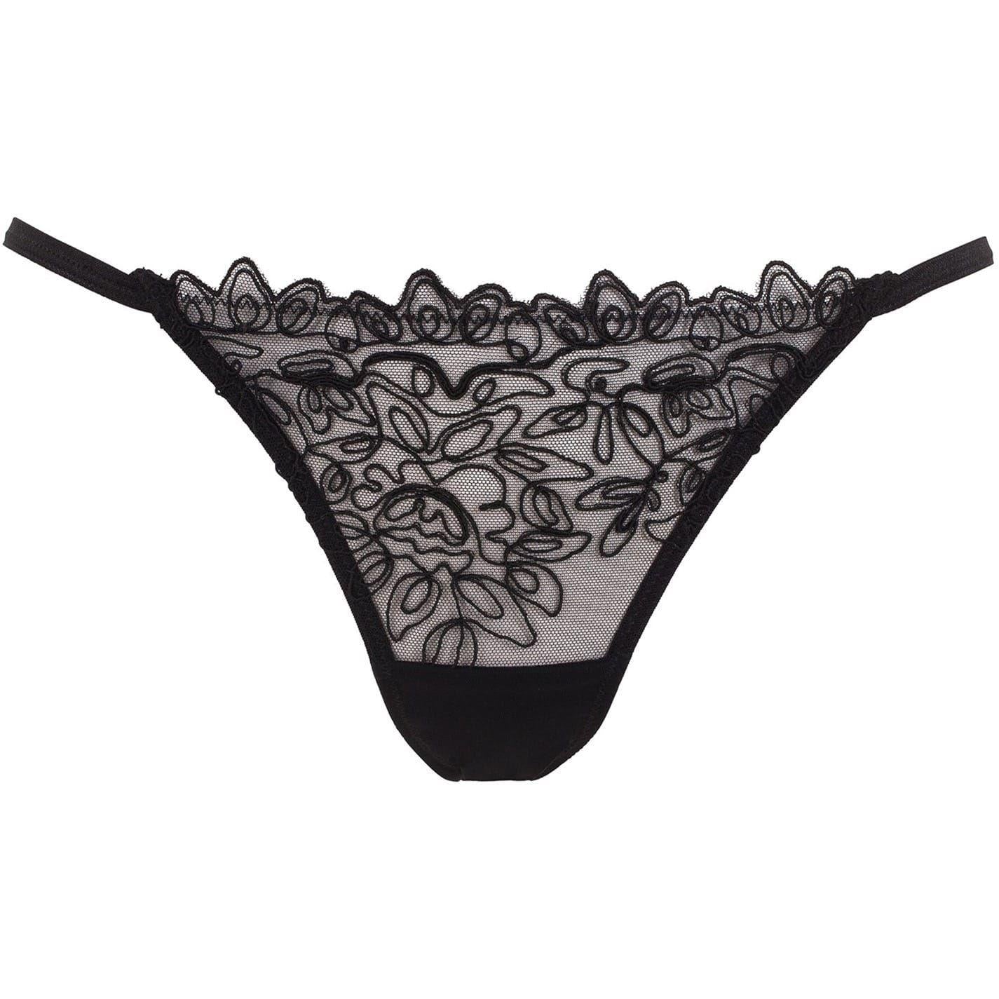 Black - Front - Bluebella Womens-Ladies Audrey Briefs