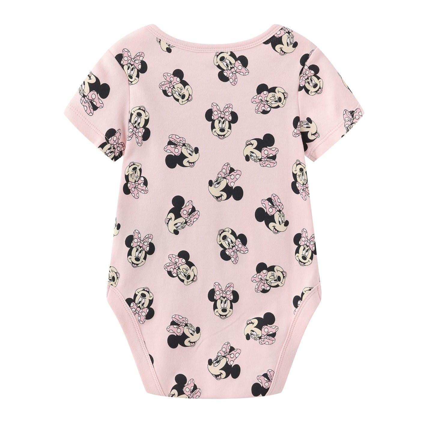 White-Pink - Pack Shot - Disney Baby Girls Minnie Mouse Cotton Accessories Set (Pack of 4)