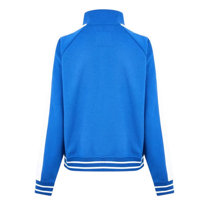 Blue - Back - Vans Womens-Ladies Relay Raglan Track Jacket