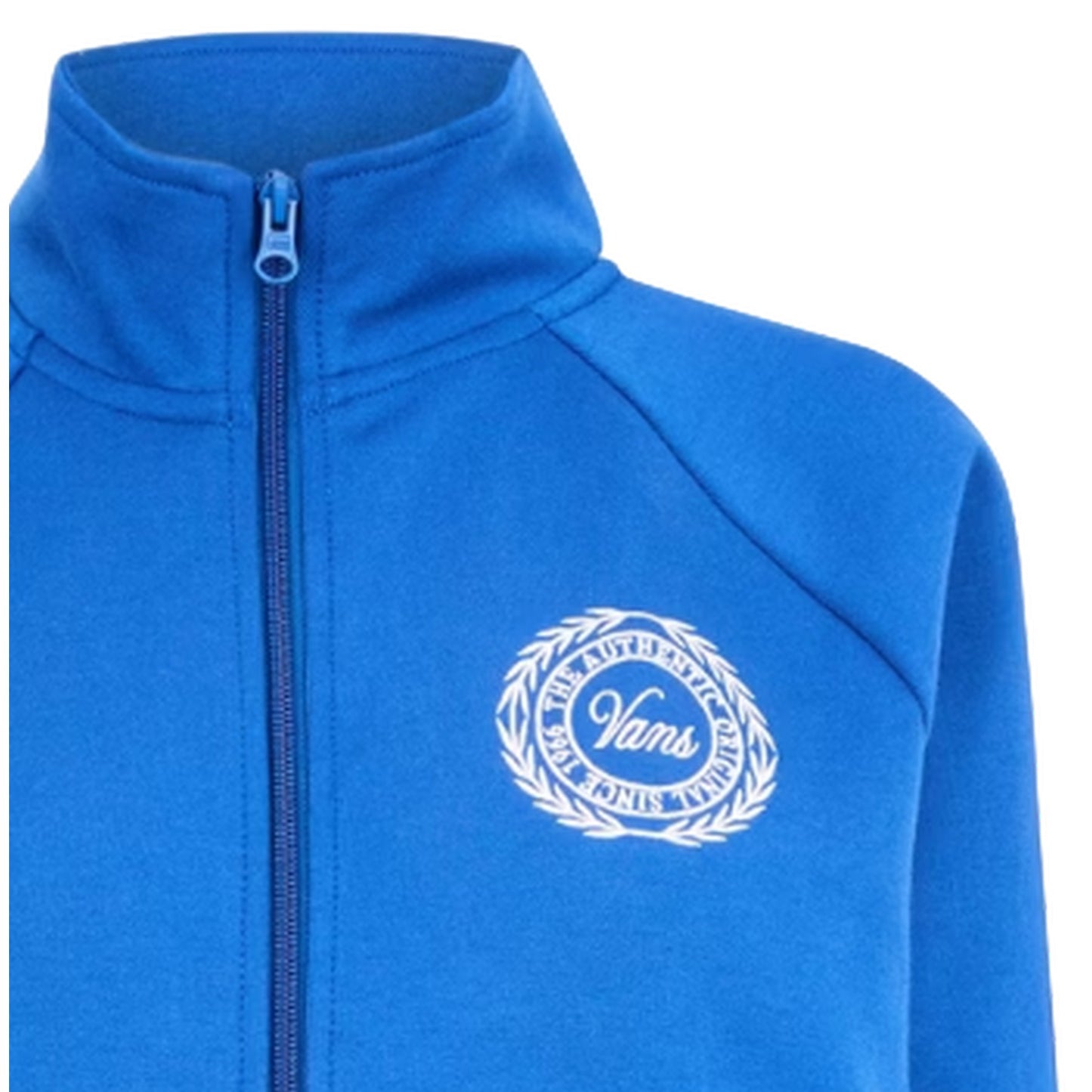 Blue - Side - Vans Womens-Ladies Relay Raglan Track Jacket