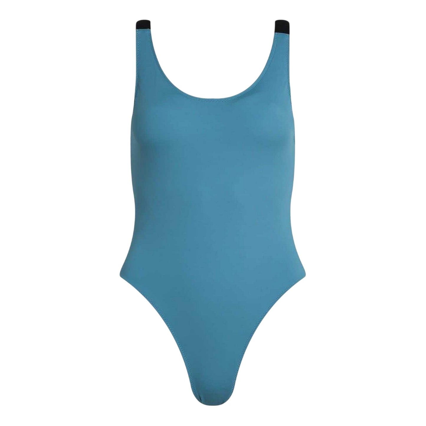 Storm Blue - Front - Calvin Klein Womens-Ladies Scoopback One Piece Swimsuit