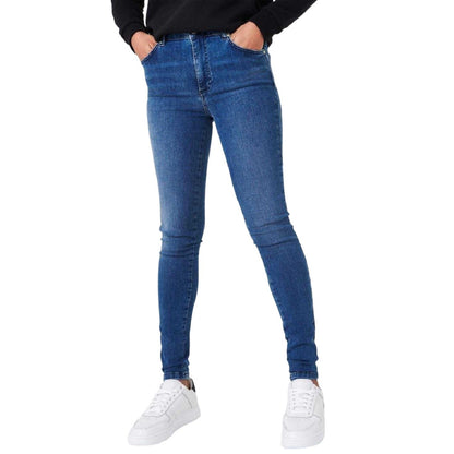 Light Blue - Front - Biba Womens-Ladies Stevie Skinny Jeans