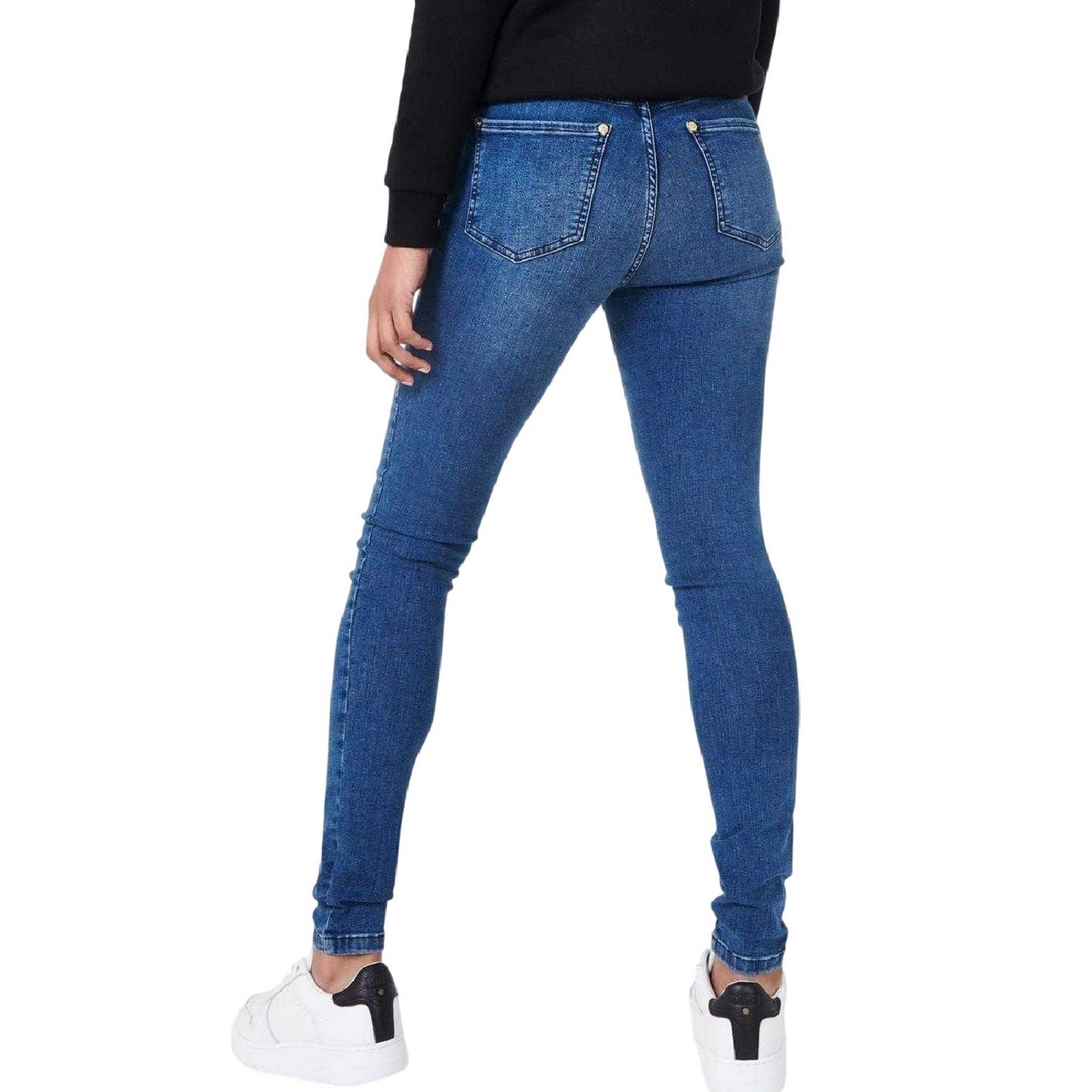 Light Blue - Back - Biba Womens-Ladies Stevie Skinny Jeans