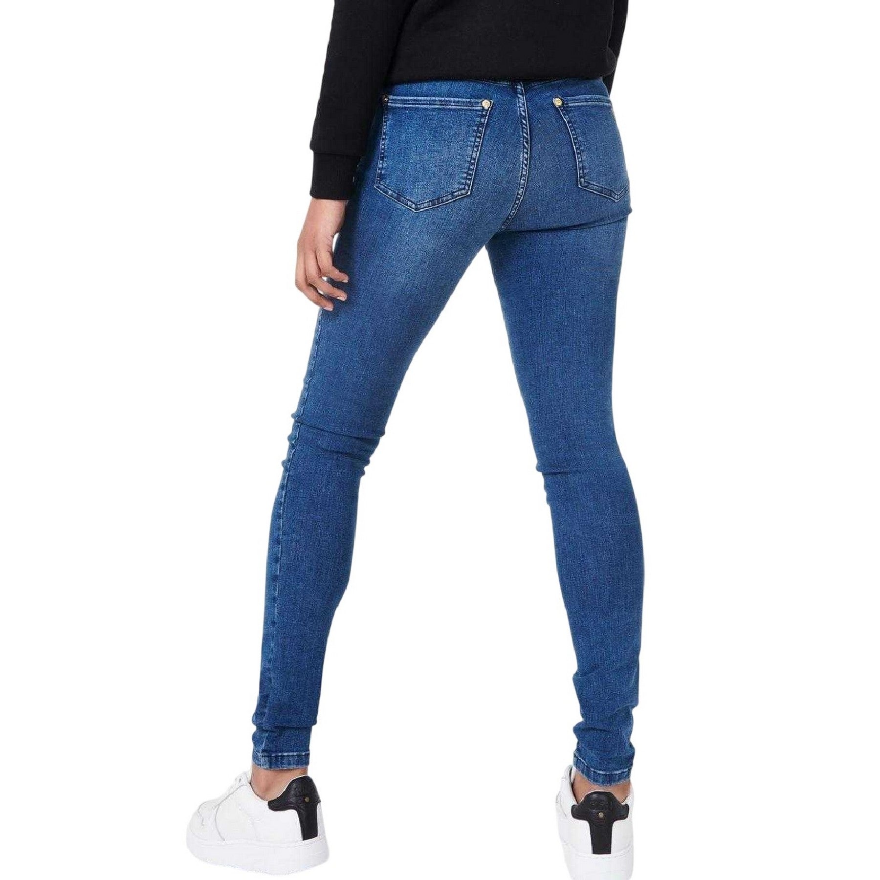 Light Blue - Back - Biba Womens-Ladies Stevie Skinny Jeans