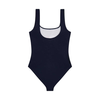 Night Navy - Back - Tommy Hilfiger Girls Flag Logo One Piece Swimsuit