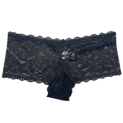 Black - Side - Be You Womens-Ladies Lace Briefs (Pack of 3)
