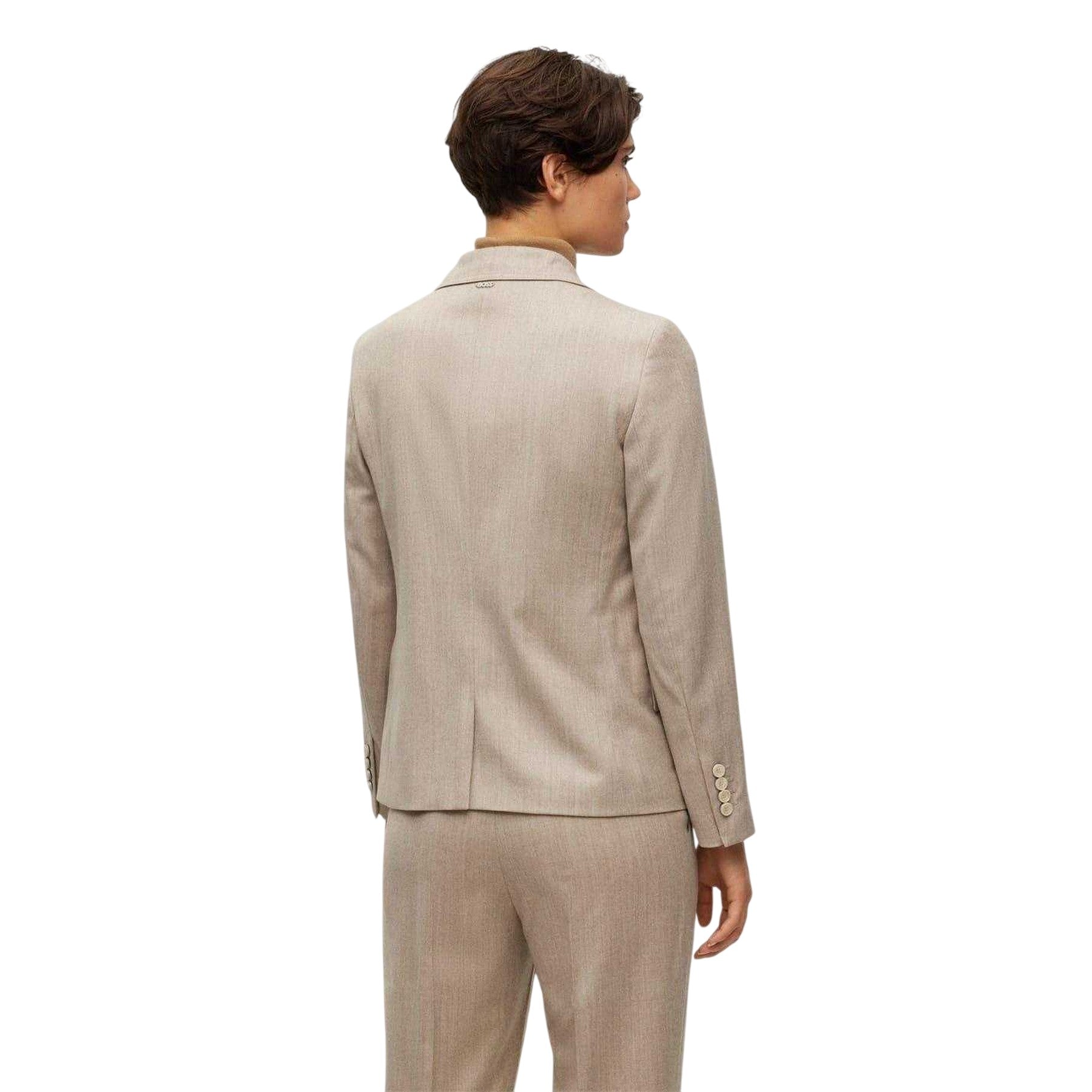 White - Back - Boss Womens-Ladies Notch Neck Suit Jacket